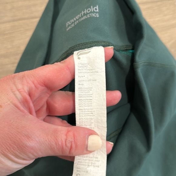 FABLETICS Sycamore Ivy Shine Define PowerHold High Waist Active Leggings Size S - Picture 9 of 13